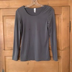 Grey long sleeve shirt